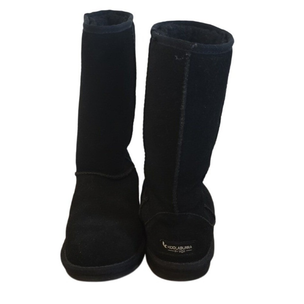 Black Koolaburra by UGG Black Warm Fuzzy Lined Boots SIZE 4